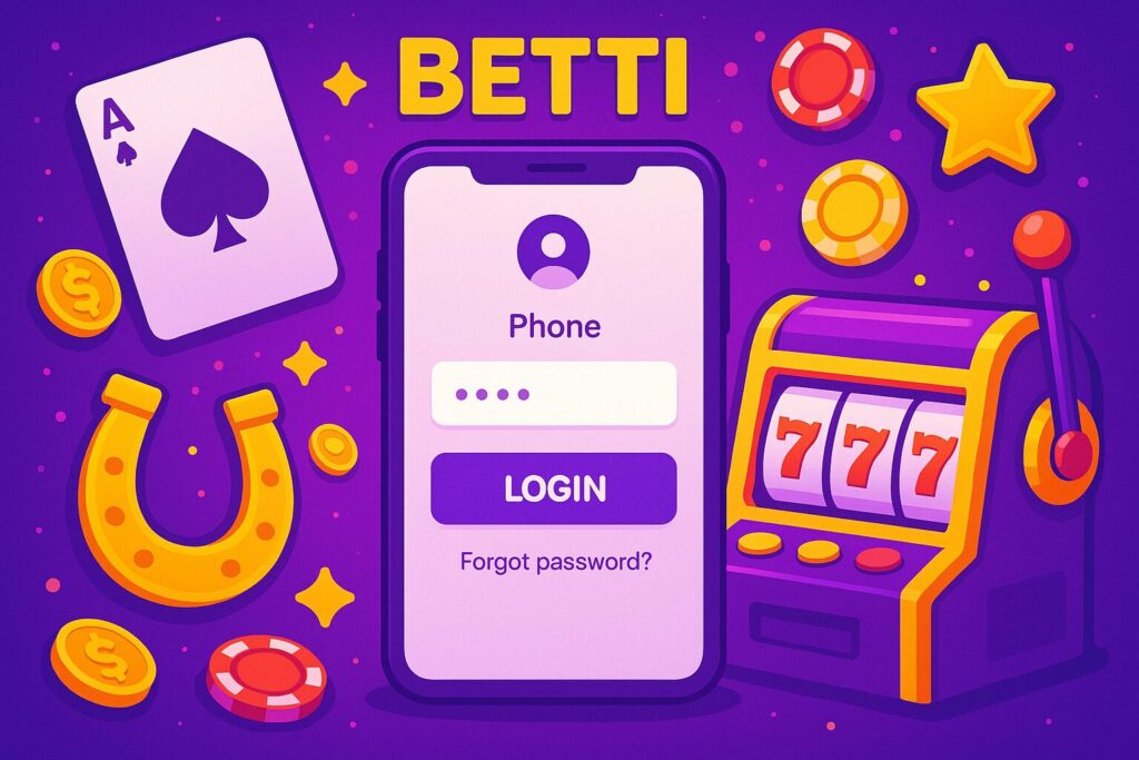 Login in Betti Online Casino in England